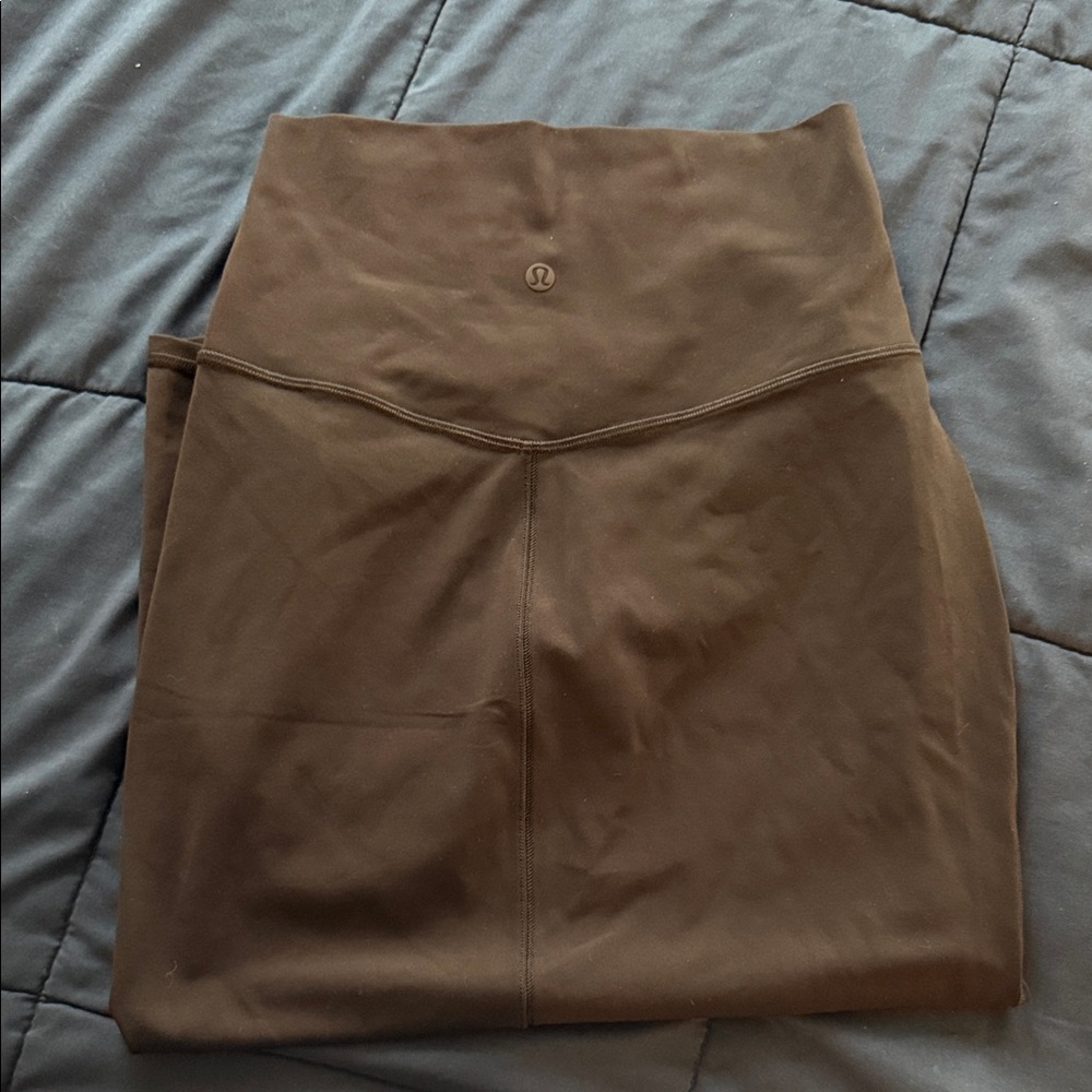 lululemon athletica Dark Brown Pencil Skirt